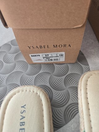 2 pares chanclas Ysabel Mora talla 37 nuevas