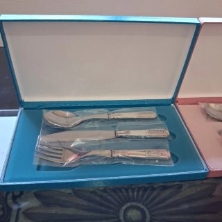 Set de cubiertos de plata