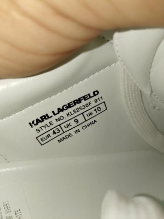 Zapatillas Karl Lagerfeld Blancas y Negras