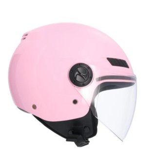 Casco Jet Shiro Rosa