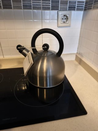 Tetera de acero inoxidable