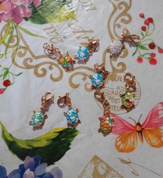 8 Charms Tartarughe Portafortuna