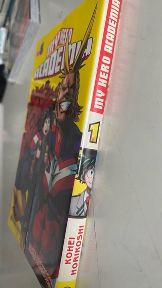 Manga my hero academia n1. nuevo sin usar.