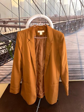 Blazer H&M Camel Larga