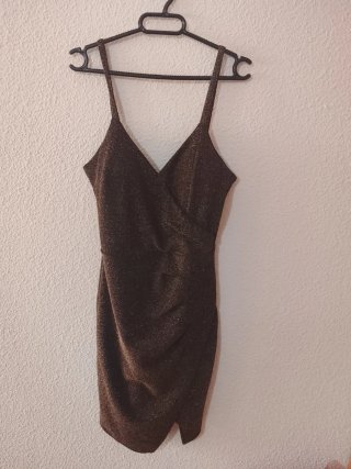 Vestido brillante corto