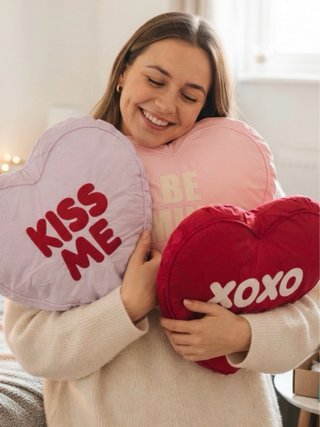 Set 3 Cuscini Cuore Candy Hearts