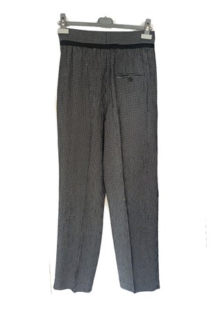 Pantalón Mango Suit Negro Pinza Doble