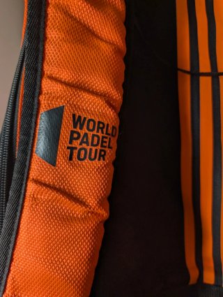 Paletero Adidas Barricade 1.9 Negro/Naranja