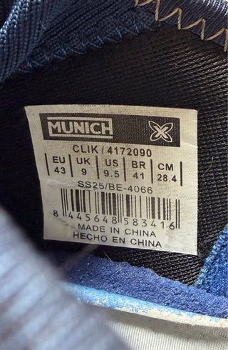 Zapatillas Munich Clik Talla 43