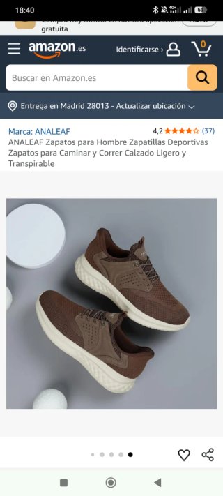 Zapatillas ANALEAF Hombre Talla 45