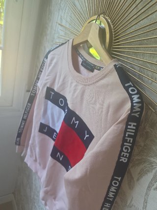 Sudadera Tommy Jeans Rosa Talla M