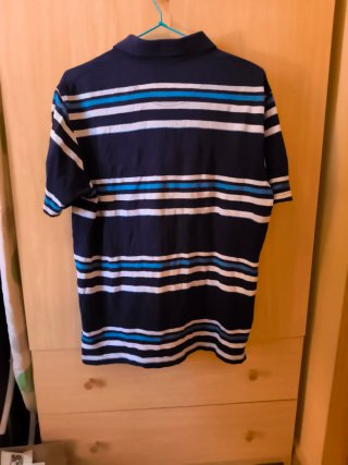 Polo Fila a rayas azul y blanco
