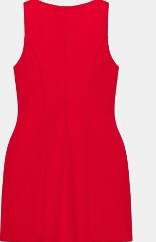Vestido Rojo Zara Lazo