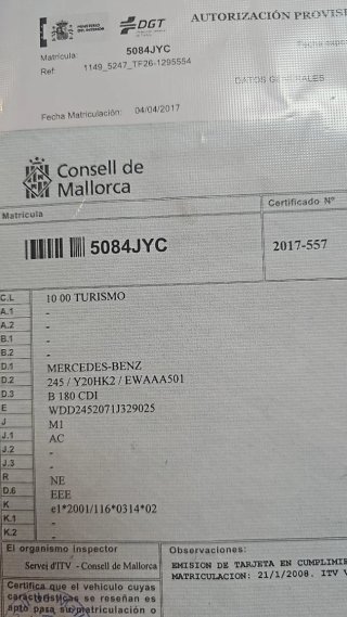 Mercedes-Benz Clase B 2008