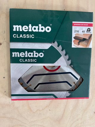 Metabo KS 216 M Lasercut + disco nuevo Ø216 mm