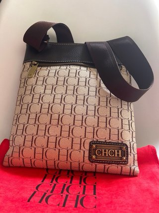 Bolso CH original beige y marrón
