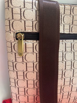 Bolso CH original beige y marrón