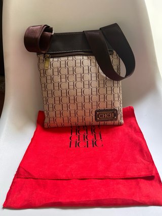 Bolso CH original beige y marrón