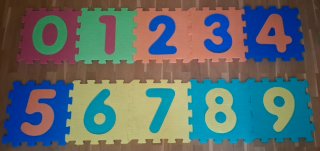 Alfombra Puzzle Letras y Números Infantil