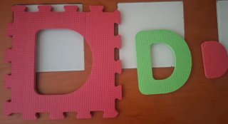 Alfombra Puzzle Letras y Números Infantil