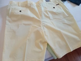 2 Bermudas Emidio Tucci Verdes y Amarillas