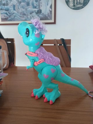 Dinosaurio Juguete Articulado Azul