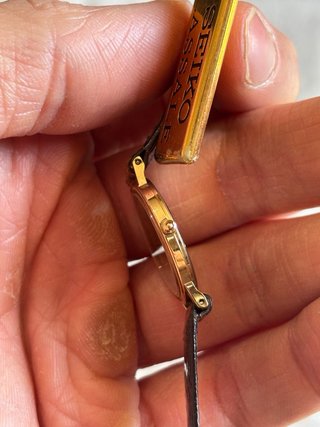 Seiko Lassale Placcato Oro Donna NUOVO NOS 23mm