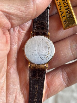 Seiko Lassale Placcato Oro Donna NUOVO NOS 23mm