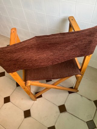 Silla Director Plegable Marrón