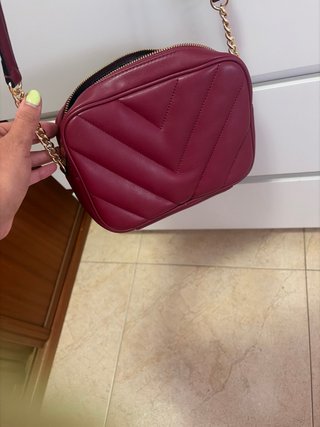 Bolso Victoria's Secret Frambuesa y Dorado