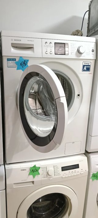 LAVADORA CARGA FRONTAL BOSCH 8 KG A RPM 1400