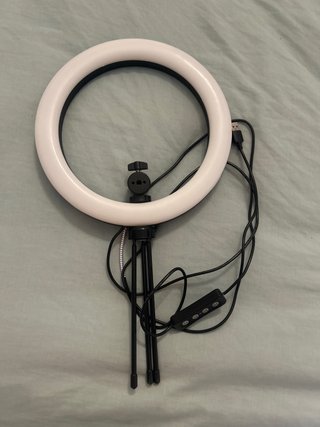 Aro de luz LED con trípode y control