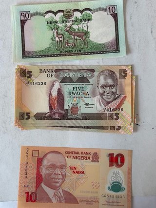 Chollo 200 billetes Internacionales.