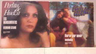 Lote 4 vinilos 7 Flamenco Pop Rock Latino