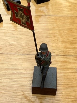 Lote Figuras Plomo Militares Vintage