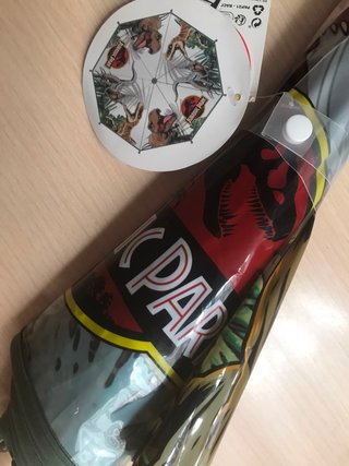 Paraguas Infantil Jurassic Park Nuevo