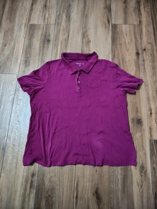 5 Polos Canda Mujer Talla XXXL Rayas Azul