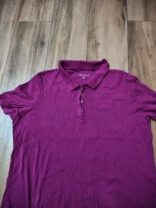 5 Polos Canda Mujer Talla XXXL Rayas Azul