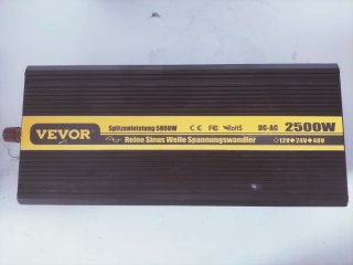 Inversor de Tensión 12V DC-AC 2500W