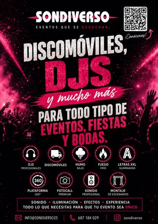 Discomóviles y DJS para eventos
