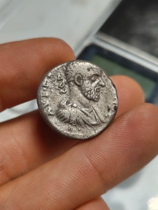 Moneda Romana Siria Hierapolis Macrino