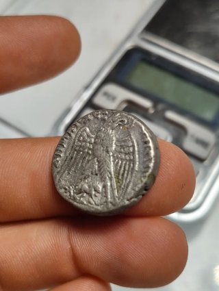 Moneda Romana Siria Hierapolis Macrino