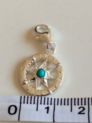 Charm Thomas Sabo Rosa de los Vientos Plata 925