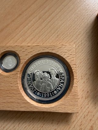 Monedas Plata V Centenario 1991 FNMT