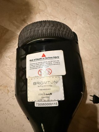 Patinete Eléctrico Brigmton Negro