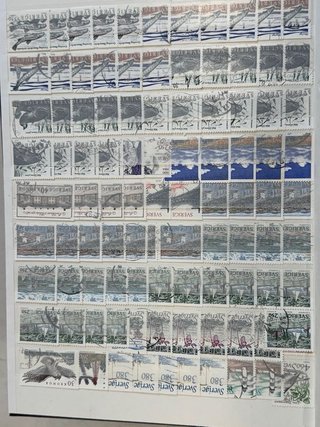 Colección de sellos de Suecia. 1500 sellos aprox.