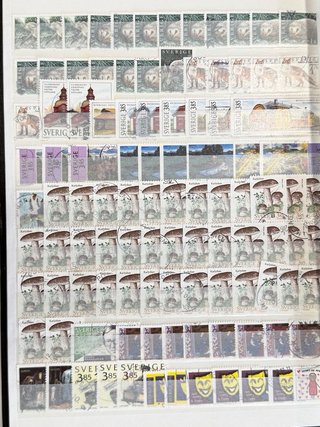 Colección de sellos de Suecia. 1500 sellos aprox.