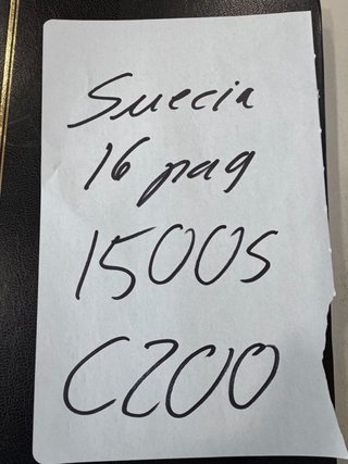 Colección de sellos de Suecia. 1500 sellos aprox.
