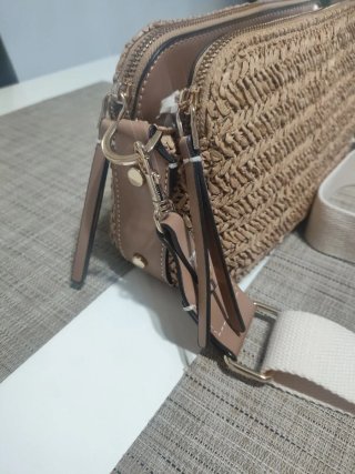 Bolso Parfois Yute Marrón Beige