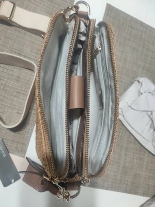 Bolso Parfois Yute Marrón Beige